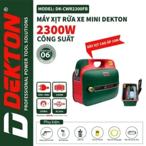 Máy Rửa Xe Dekton DK-CWR2300FB Có Chống Giật
